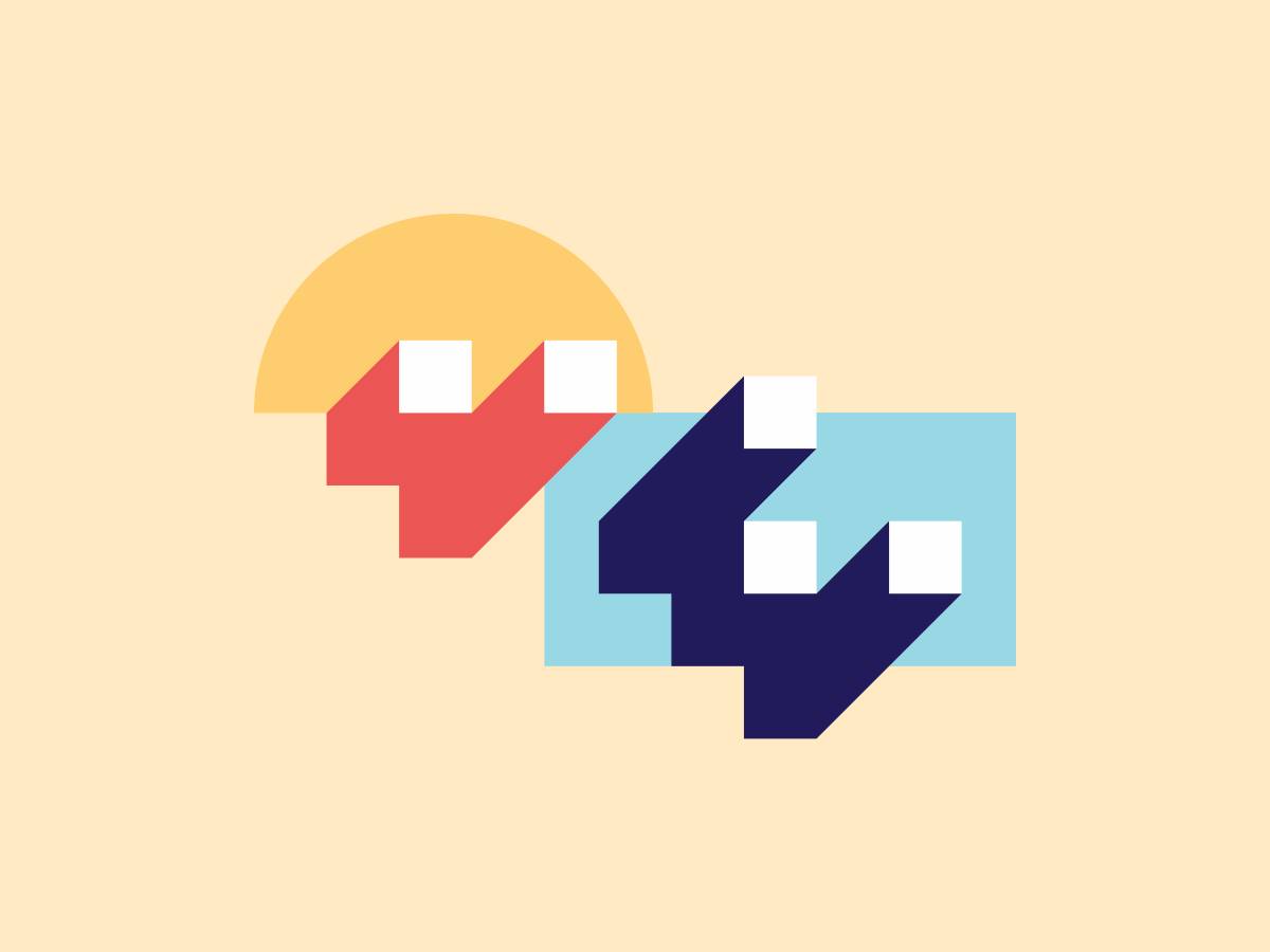 A vector-style simple logo